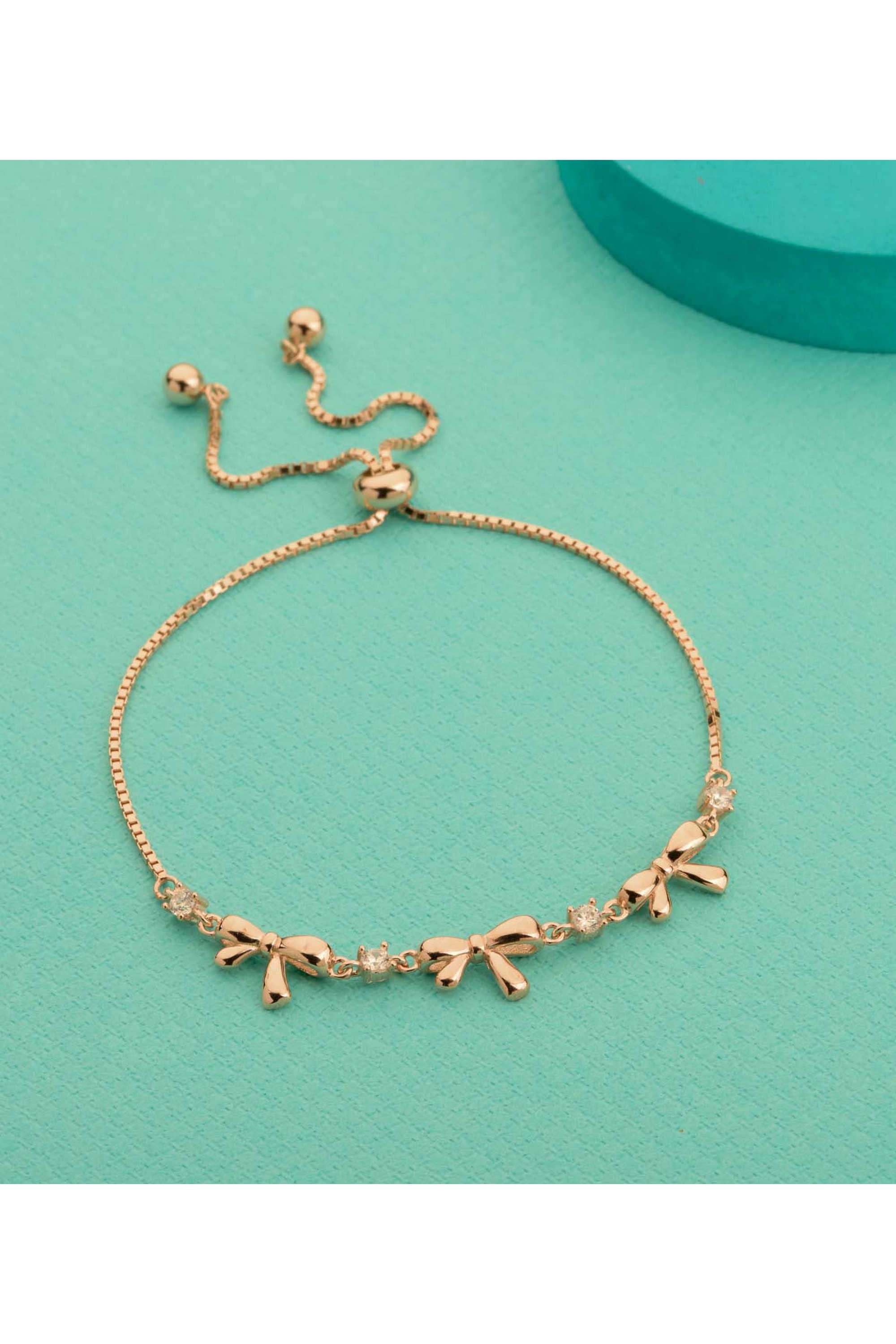 Silver-Casual-Wear-Women-Majestic-Petal-Bracelet