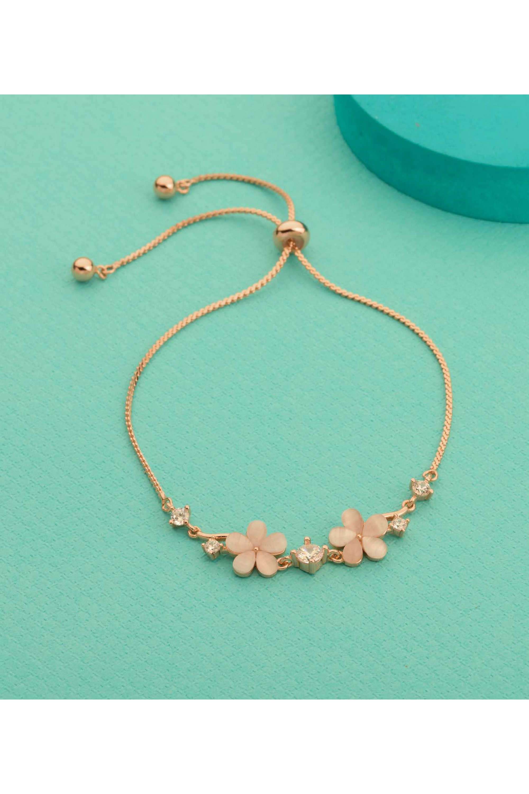 Silver-Casual-Wear-Women-Starlight-Bloom-Bracelet