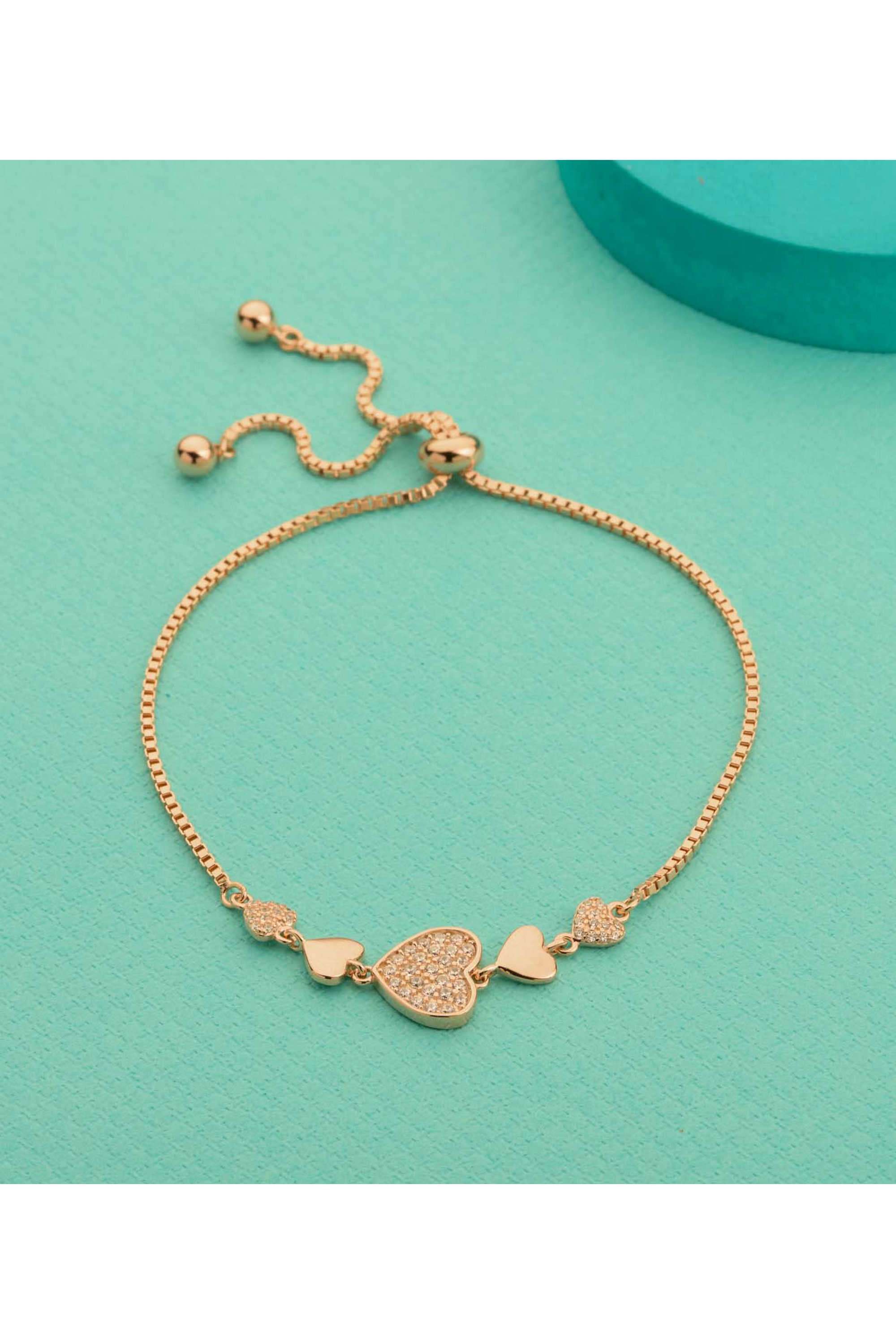 Silver-Casual-Wear-Women-Serene-Crown-Bracelet