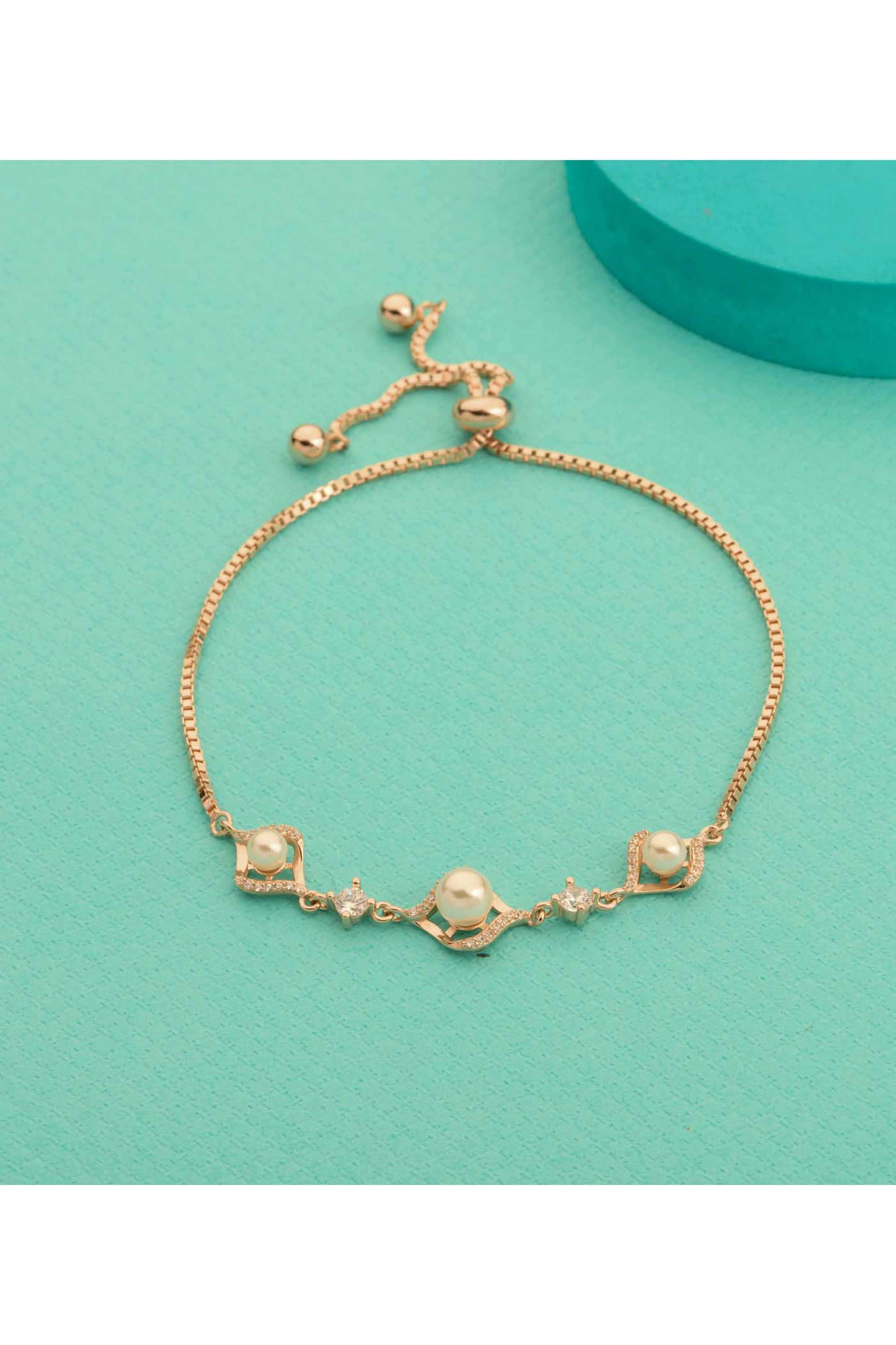 Silver-Casual-Wear-Women-Crystal-Spark-Bracelet
