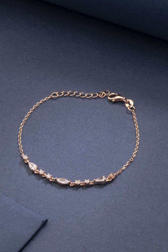 Silver-Chain-Of-Tiny-Gems-Bracelet