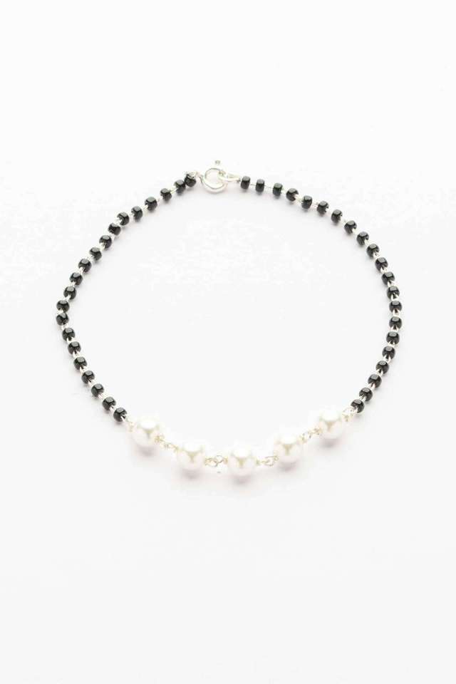 Silver-Black-Bond-Bracelet