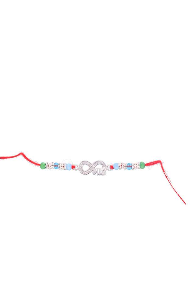 Stylish-Silver-Ethnic-Infinity-Bhai-Rakhi