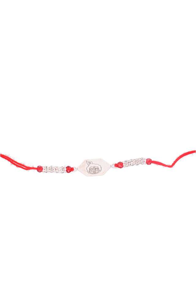 Stylish-Silver-Ethnic-Little-Krishna-Rakhi