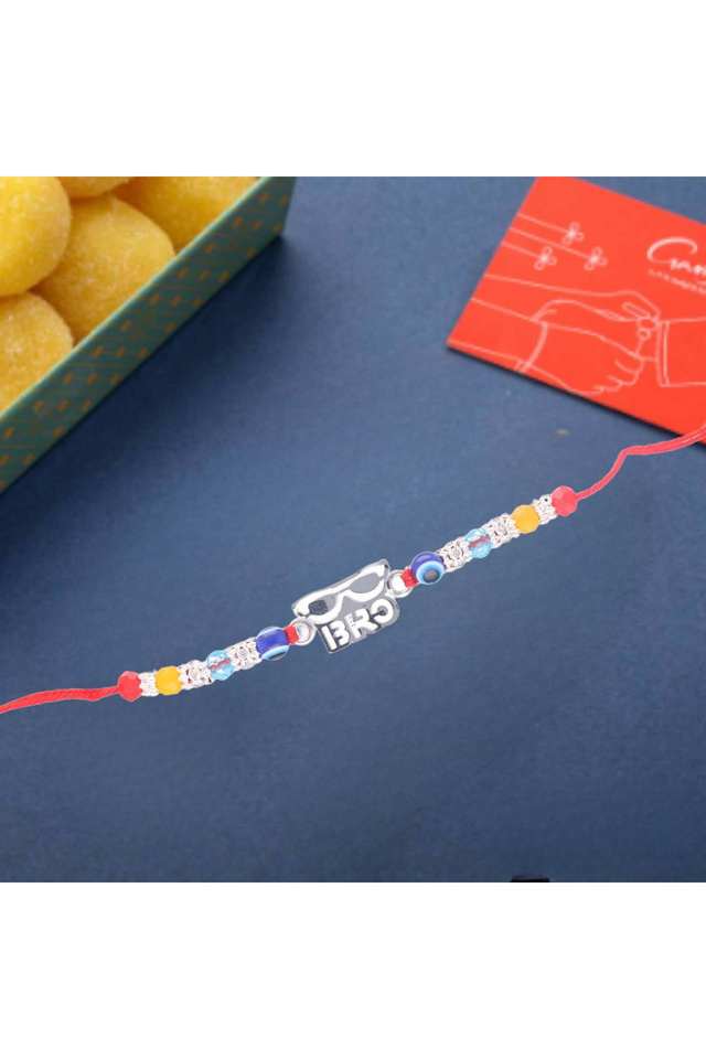 Stylish-Silver-Ethnic-Bro-Rakhi