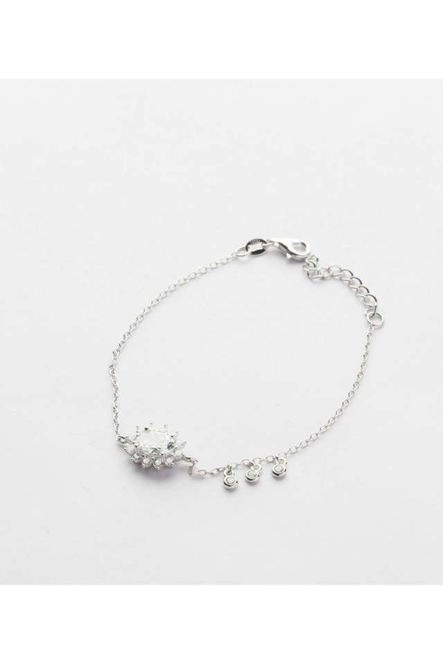 Silver-Floral-Bracelet