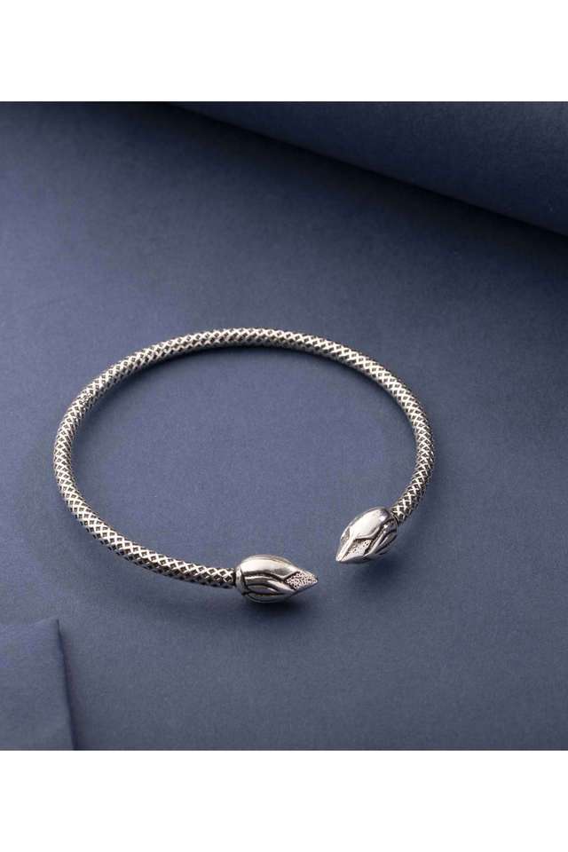 Silver-Tulip-Buds-Bracelet