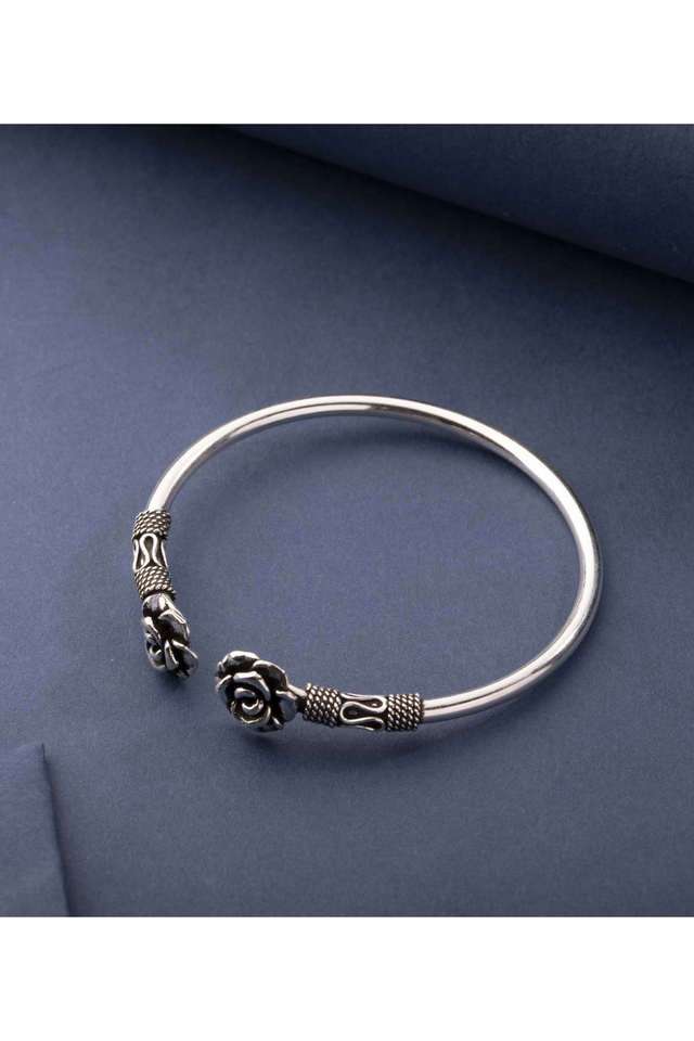 Sterling-Silver-Rose-Bracelet