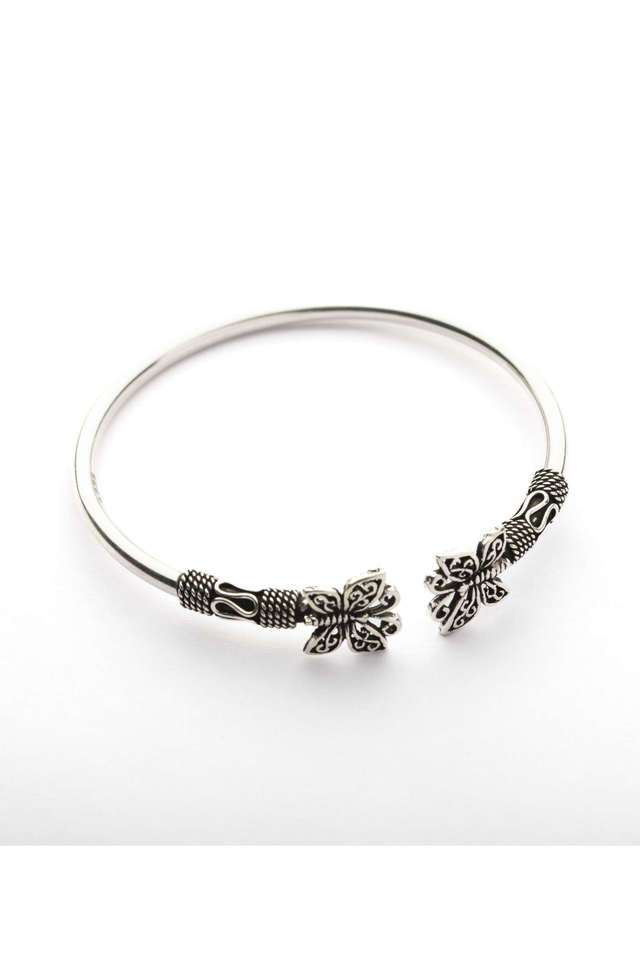 Contemporary-Silver-Butterfly-Bracelet