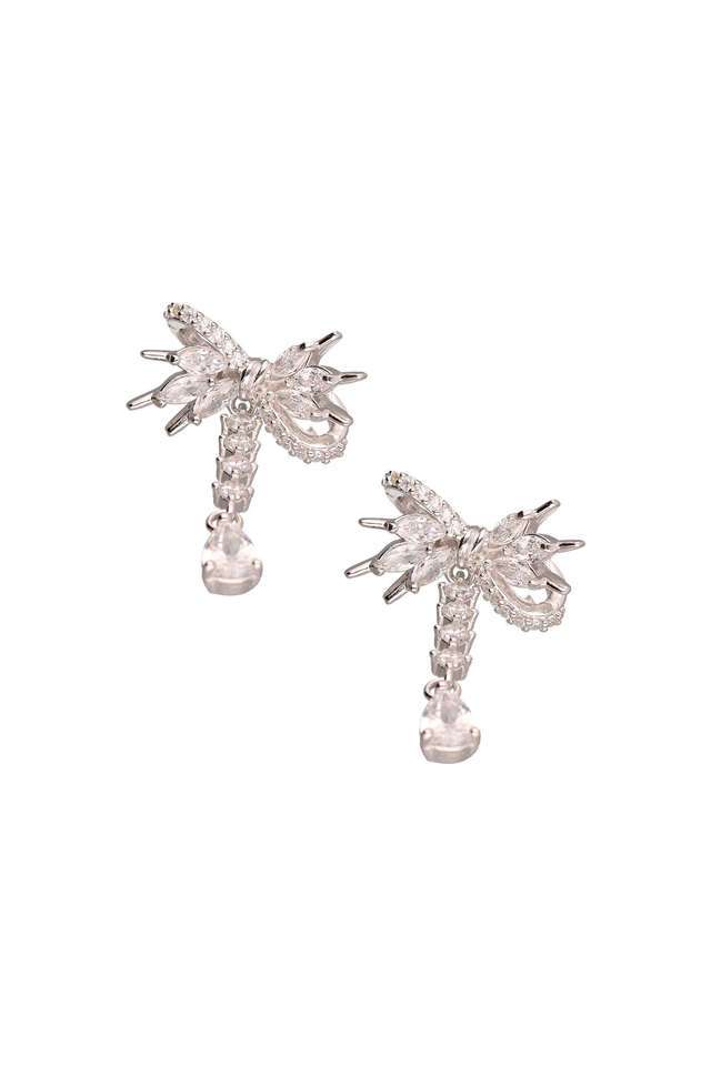 American-Diamond-Sterling-Silver-Western-Earrings