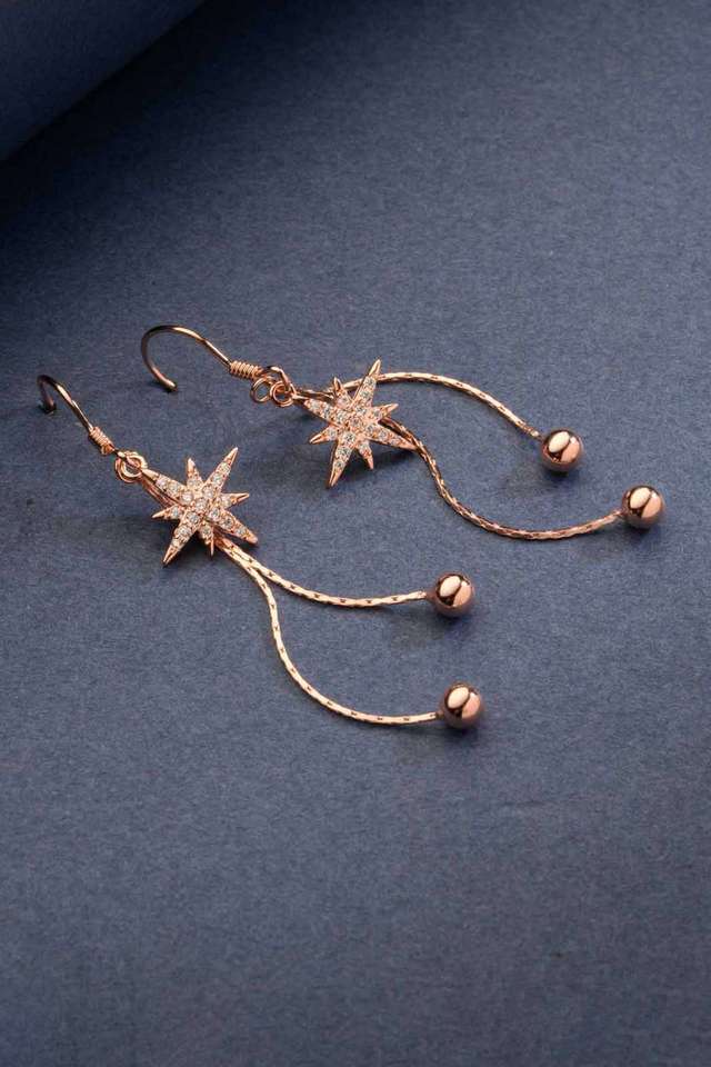 Rose-Gold-Star-Shapped-Earrings