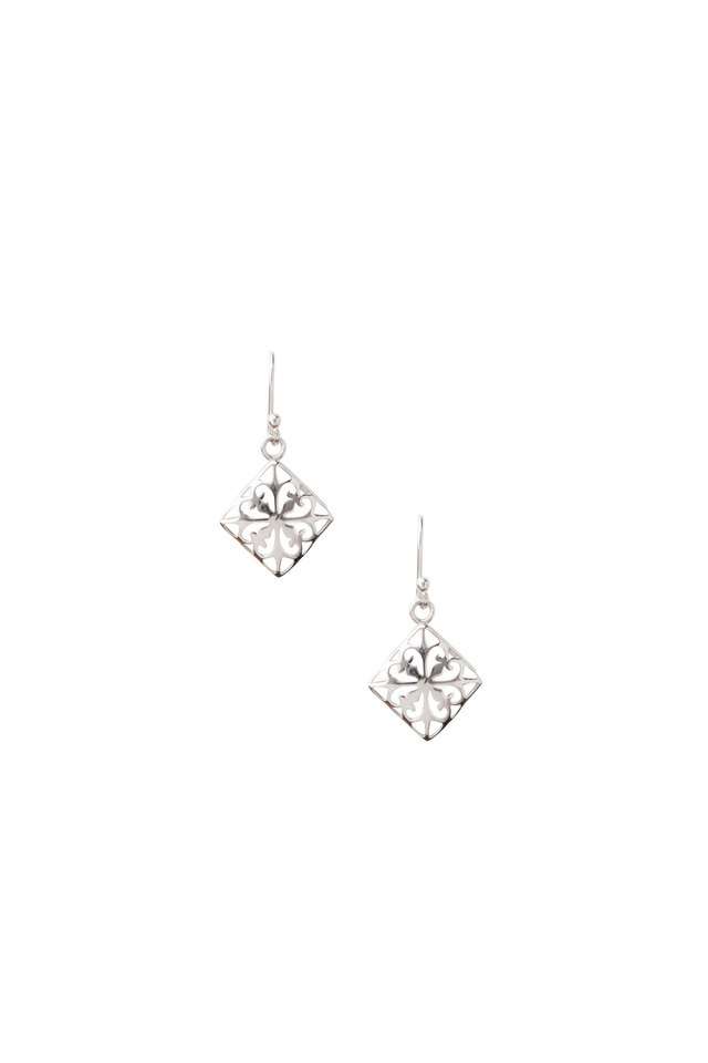 Silver-Square-Stud-Earrings