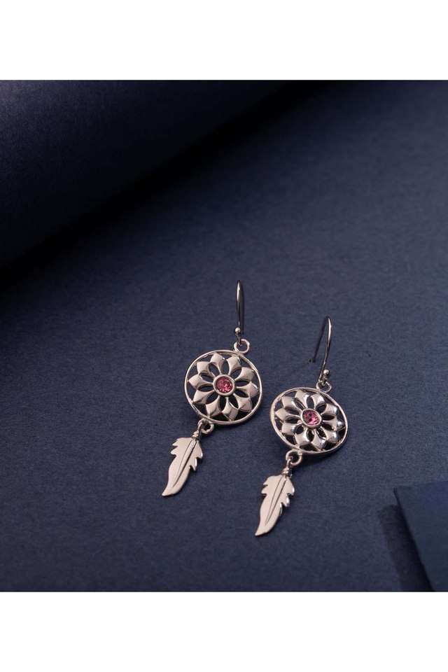 Ethnic-Silver-Elephant-Earrings