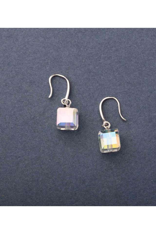 Austrian-Crystal-Cube-Drop-Dangle-Earrings-For-Women