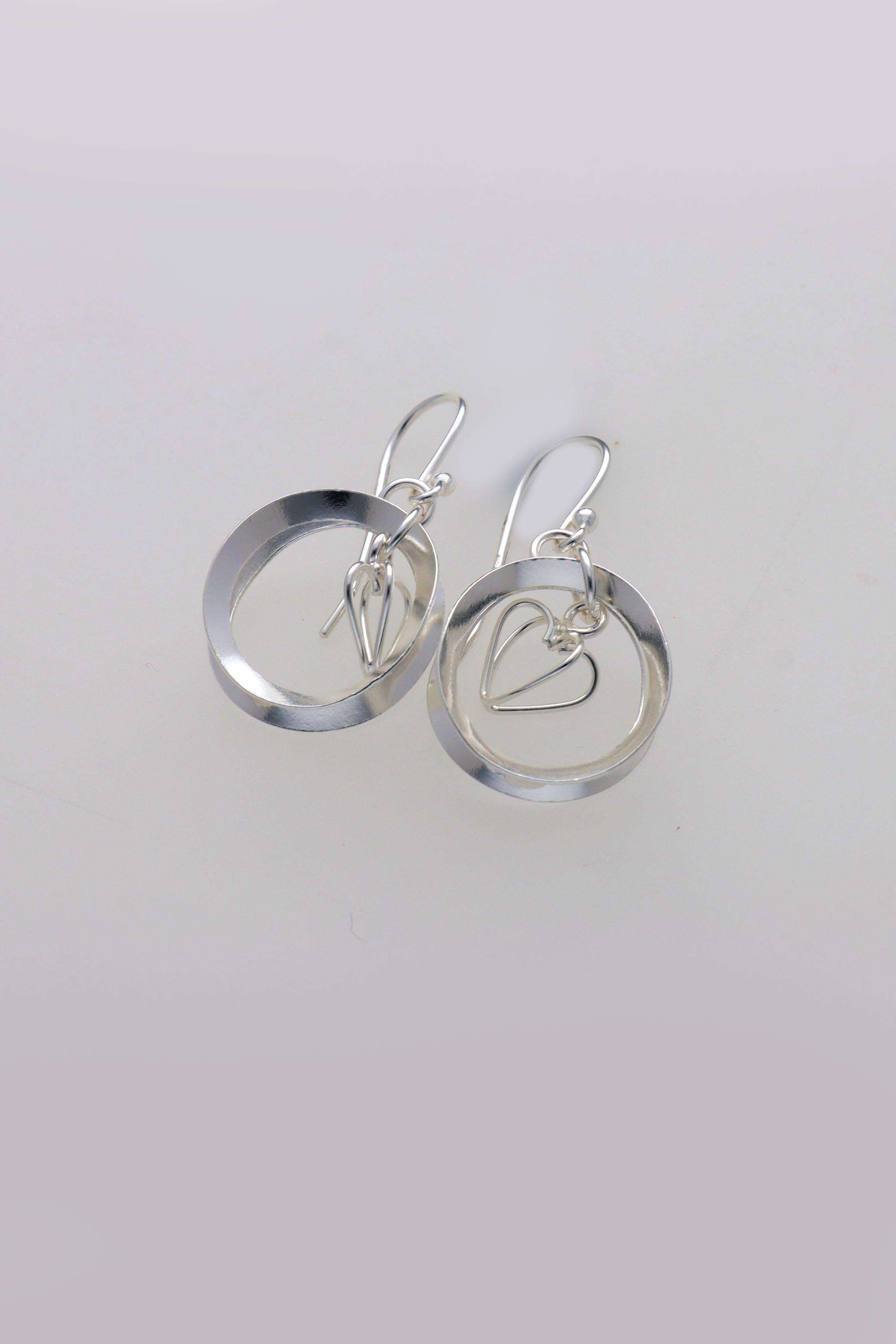 925-Silver-Clean-Curve-Drops-Women-s-Earrings