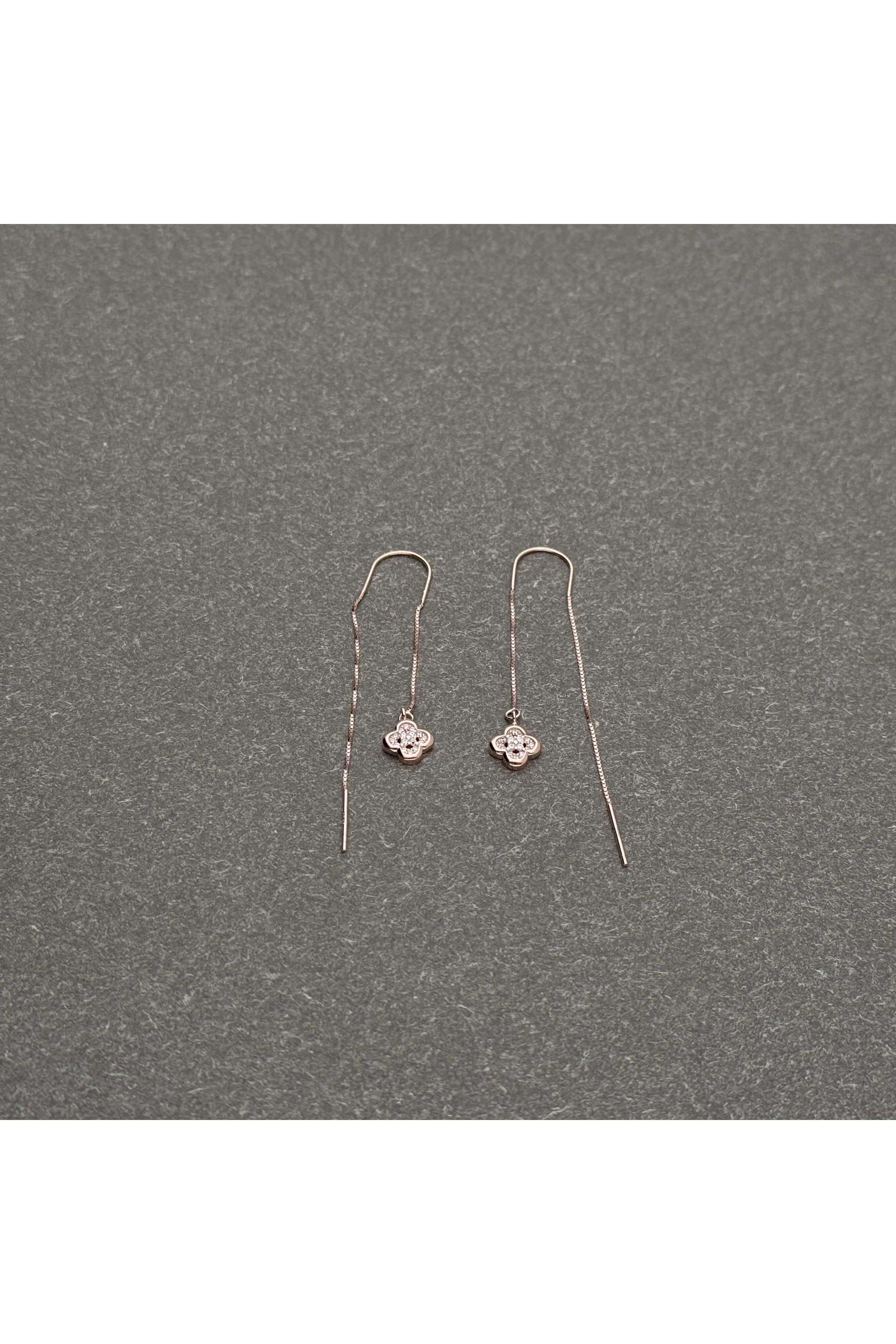 Rose-Gold-Collection-Silver-Casual-Wear-Women-Golden-Glow-Earrings