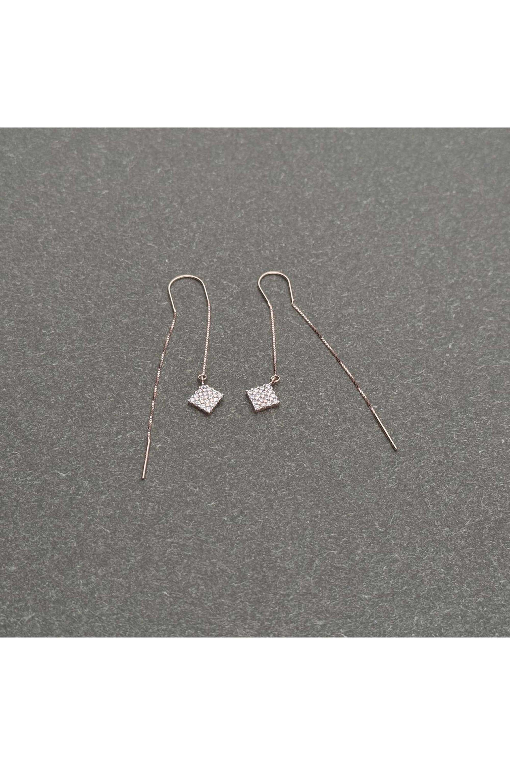 Rose-Gold-Collection-Silver-Casual-Wear-Women-Rose-Bloom-Studs-Earrings