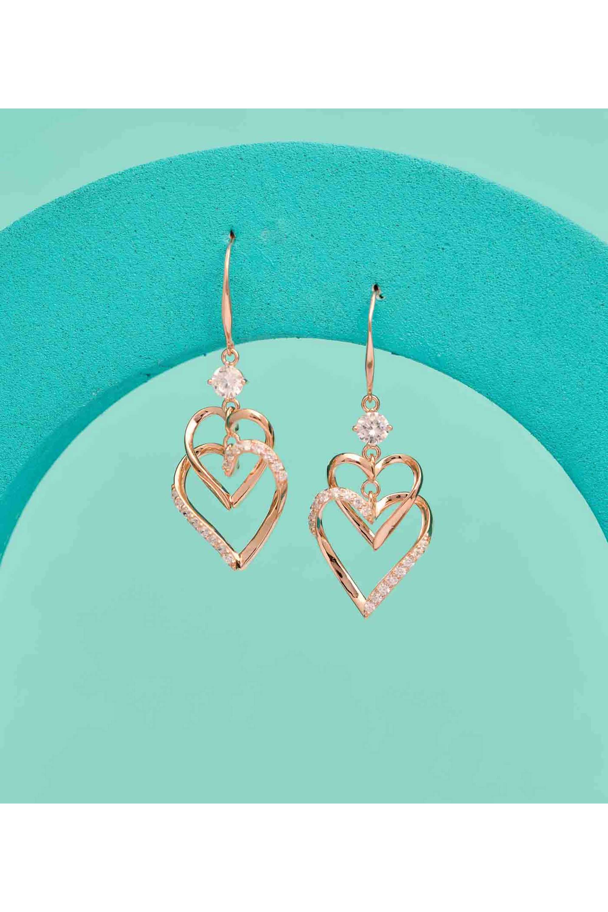 Silver-Casual-Wear-Women-Jewel-Of-Dawn-Earrings