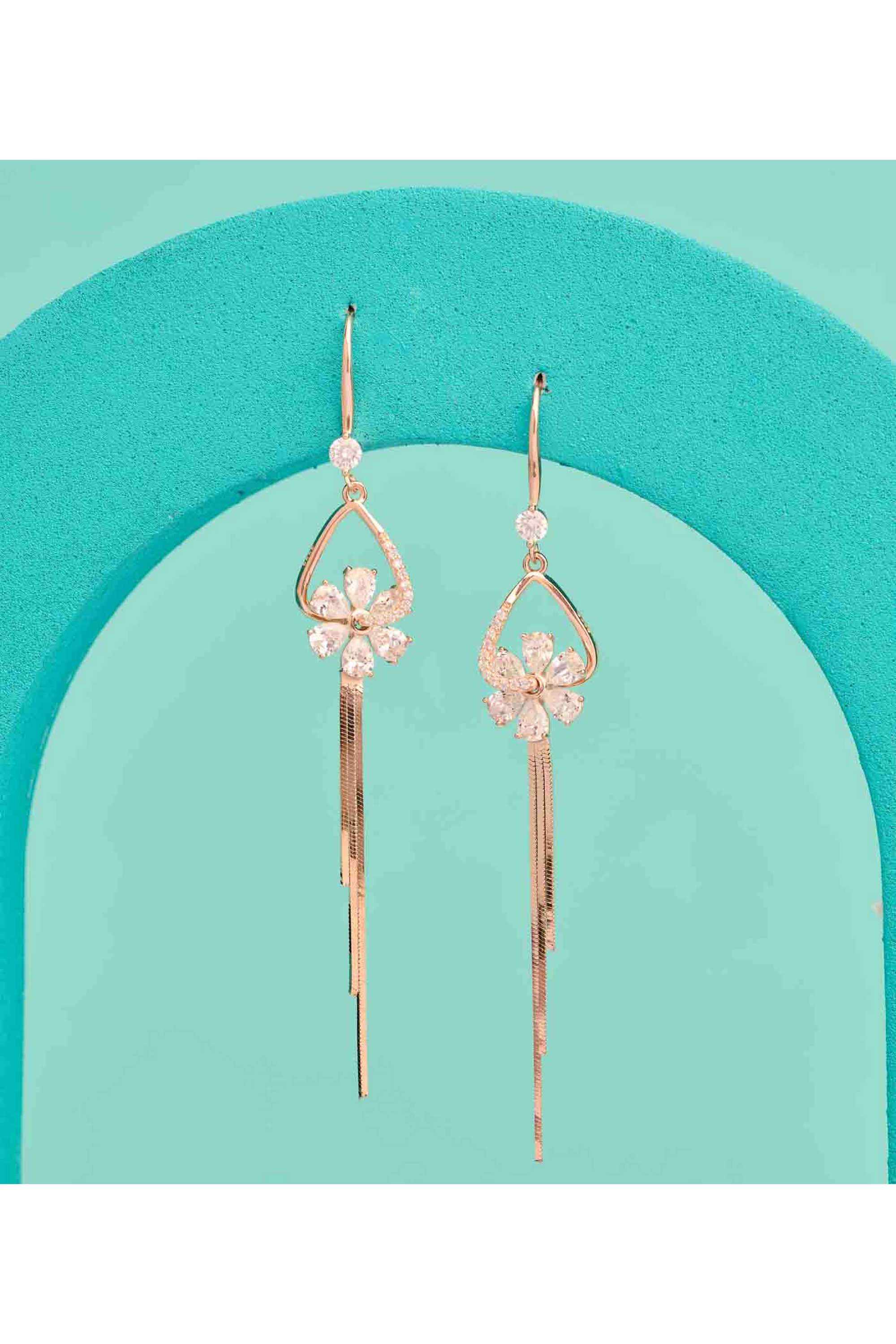 Silver-Casual-Wear-Women-Moonbeam-Whisper-Earrings