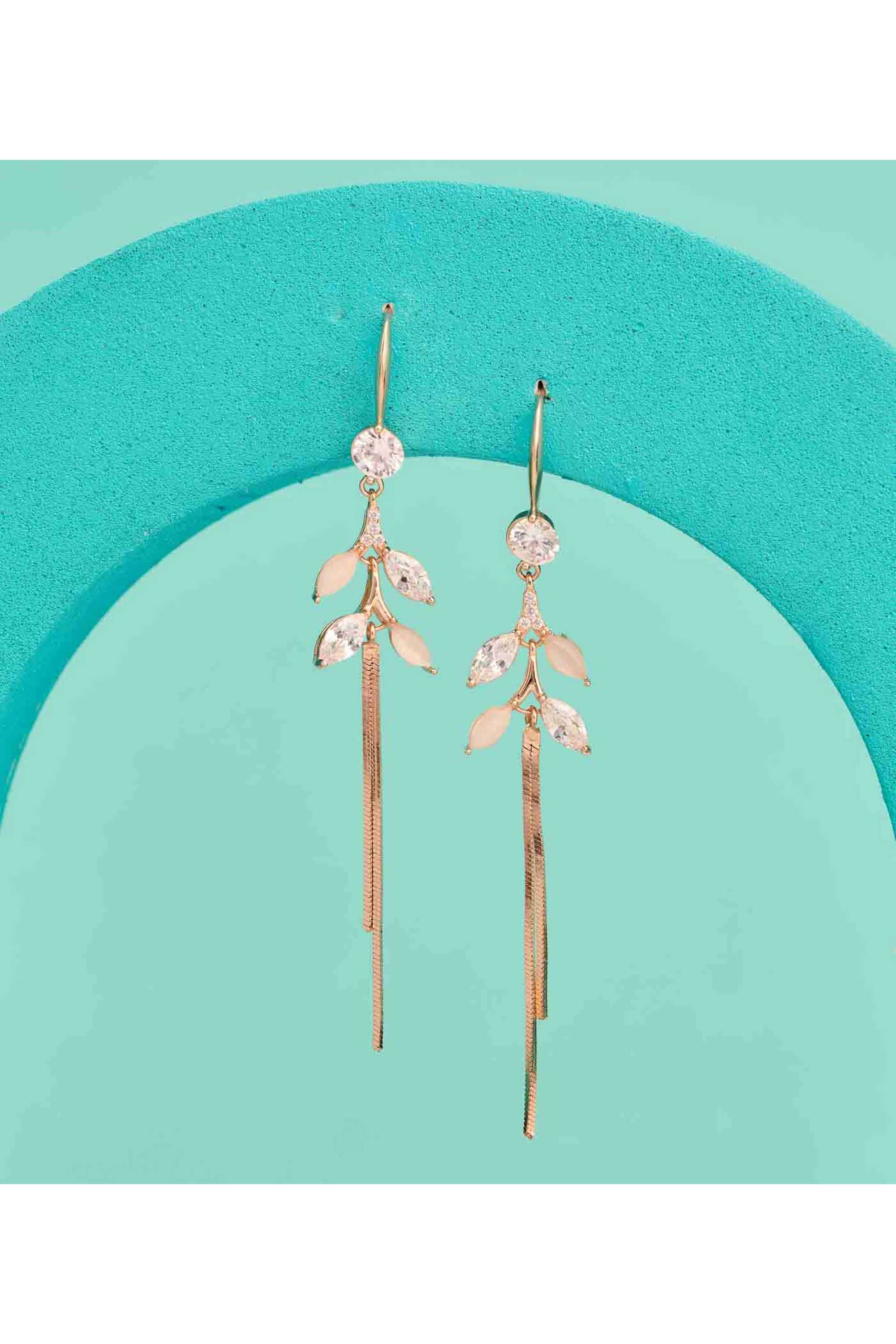Silver-Casual-Wear-Women-Ocean-Mist-Earrings