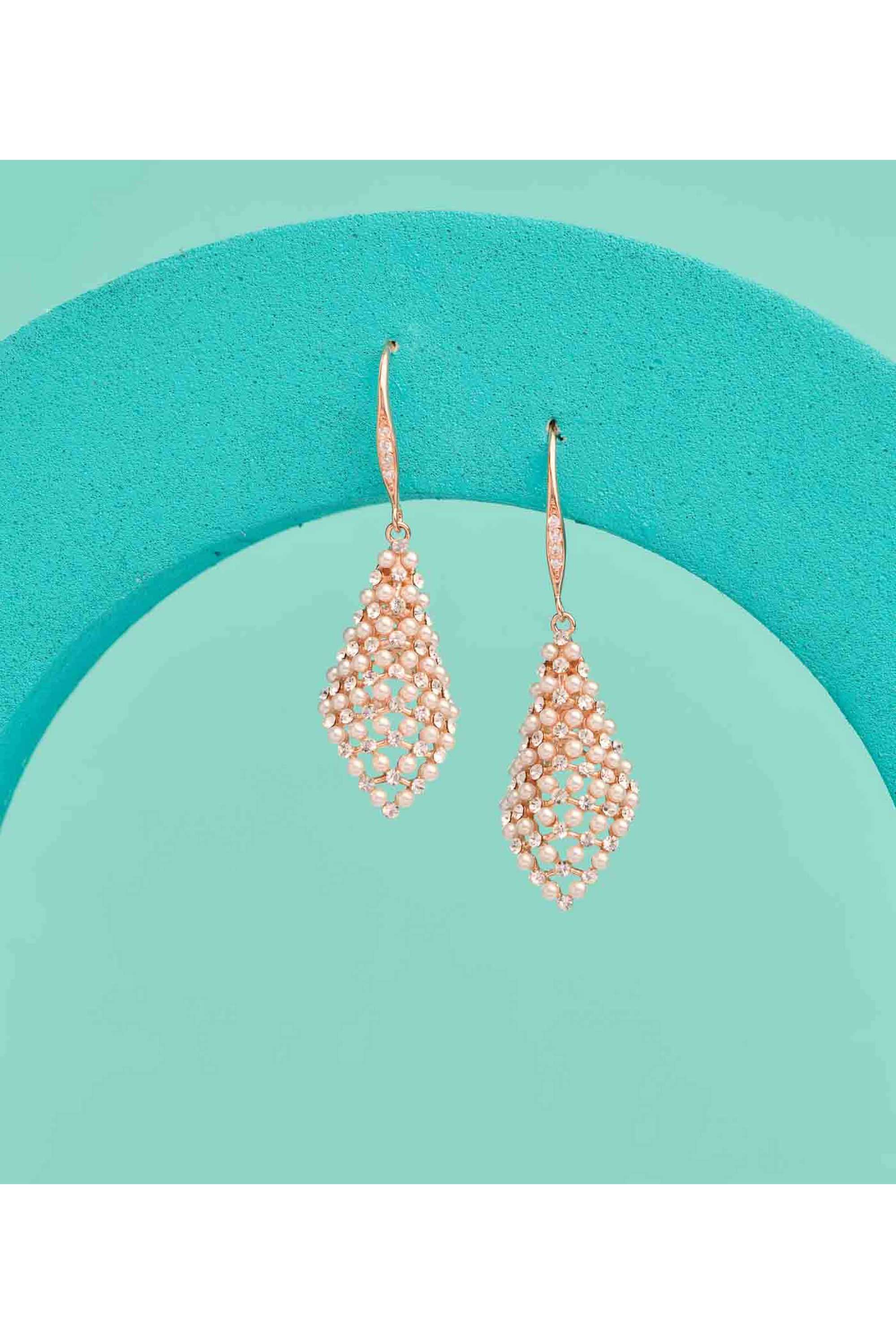 Silver-Casual-Wear-Women-Luminous-Bliss-Earrings