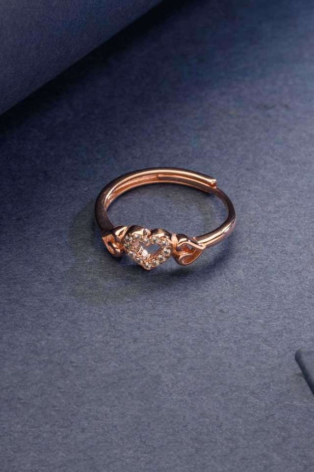 Rose-Gold-Herz-Fingerring-For-Womens-And-Girls