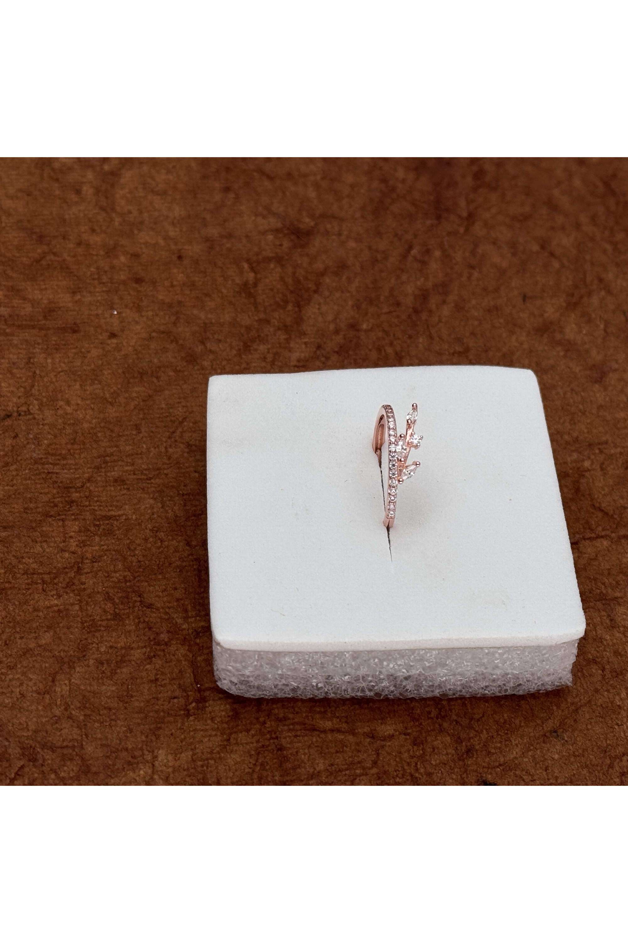 Rose-Gold-Collection-Silver-Casual-Wear-Women-Twilight-Glow-Finger-Ring