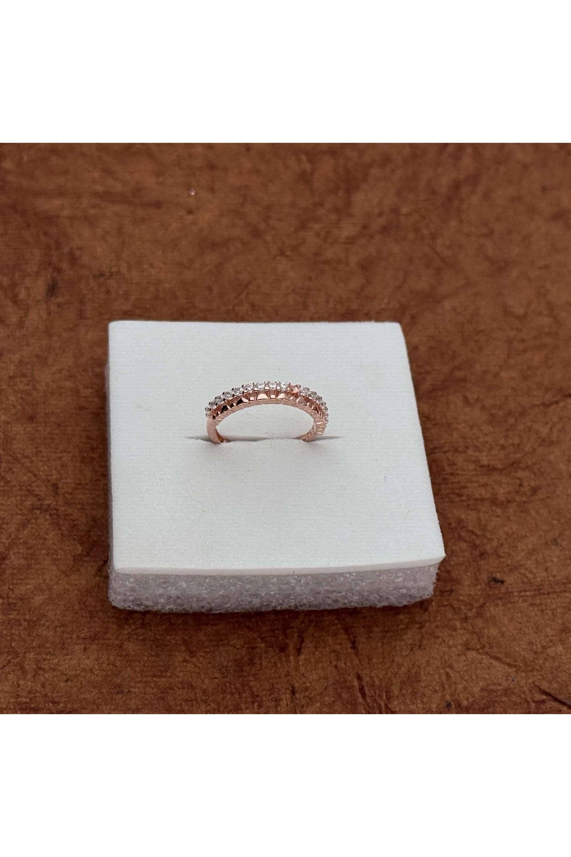 Rose-Gold-Collection-Silver-Casual-Wear-Women-Forever-Gleam-Finger-Ring