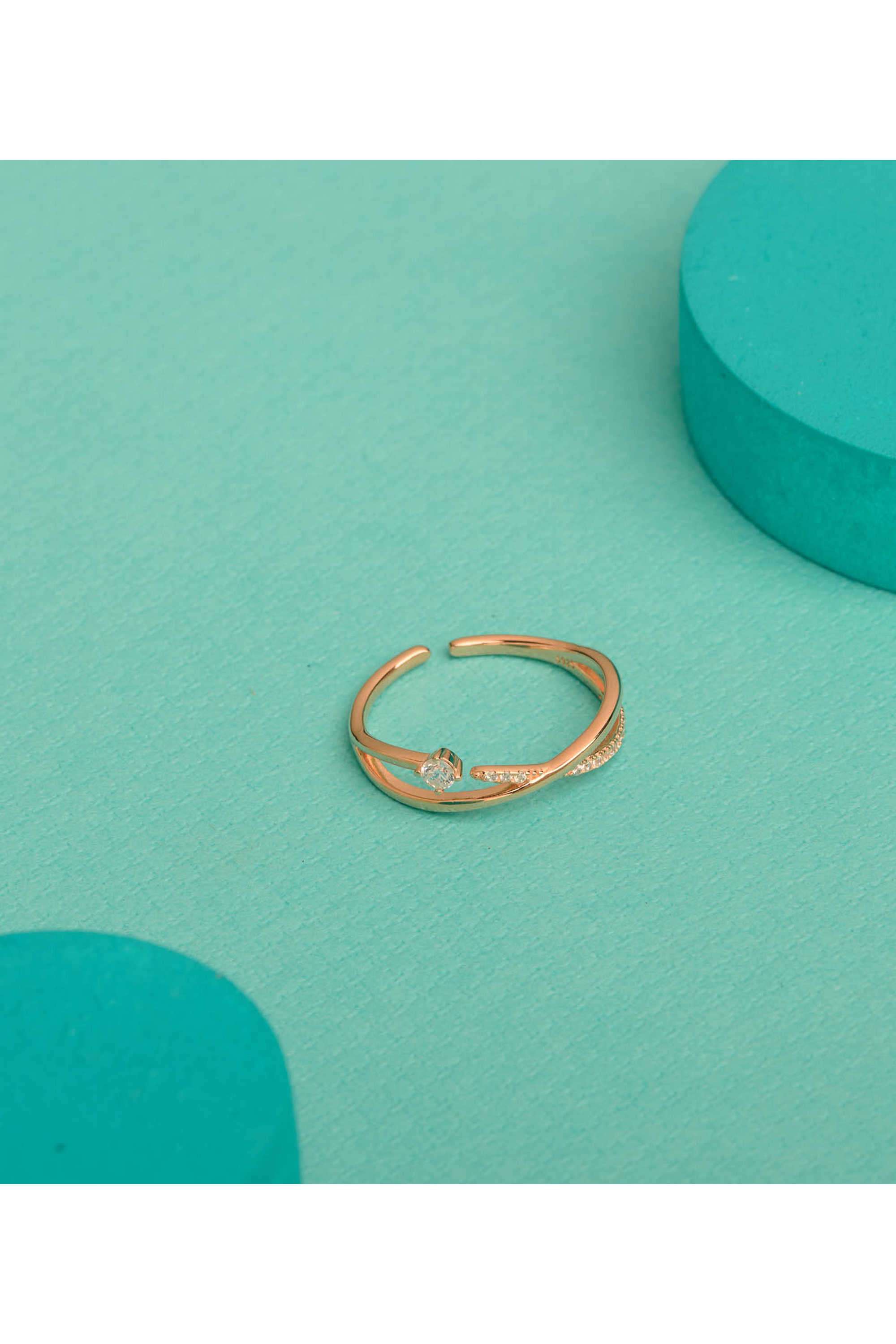 Silver-Casual-Wear-Women-Starlit-Grace-Ring