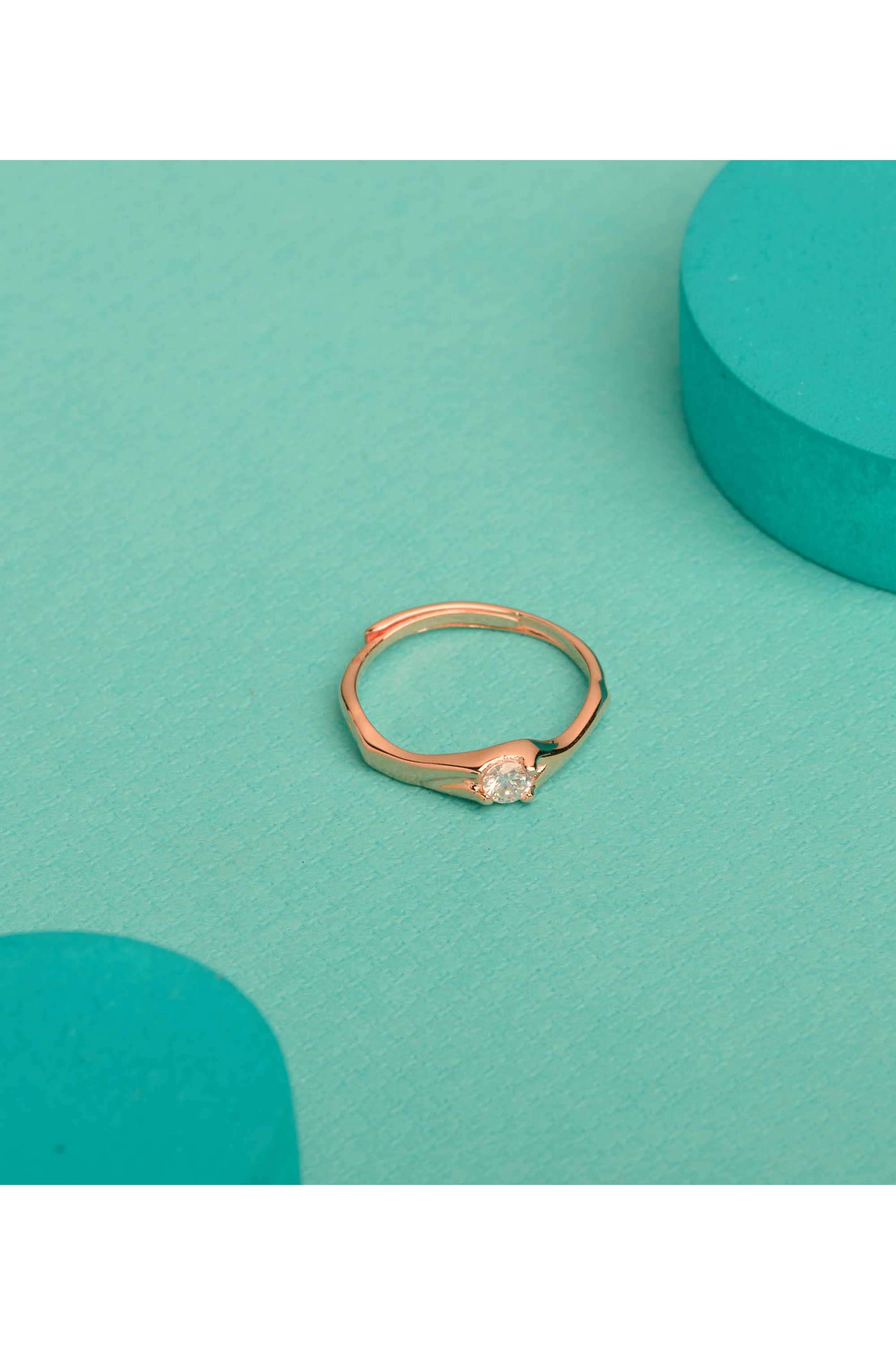 Silver-Casual-Wear-Women-Infinity-Spark-Ring