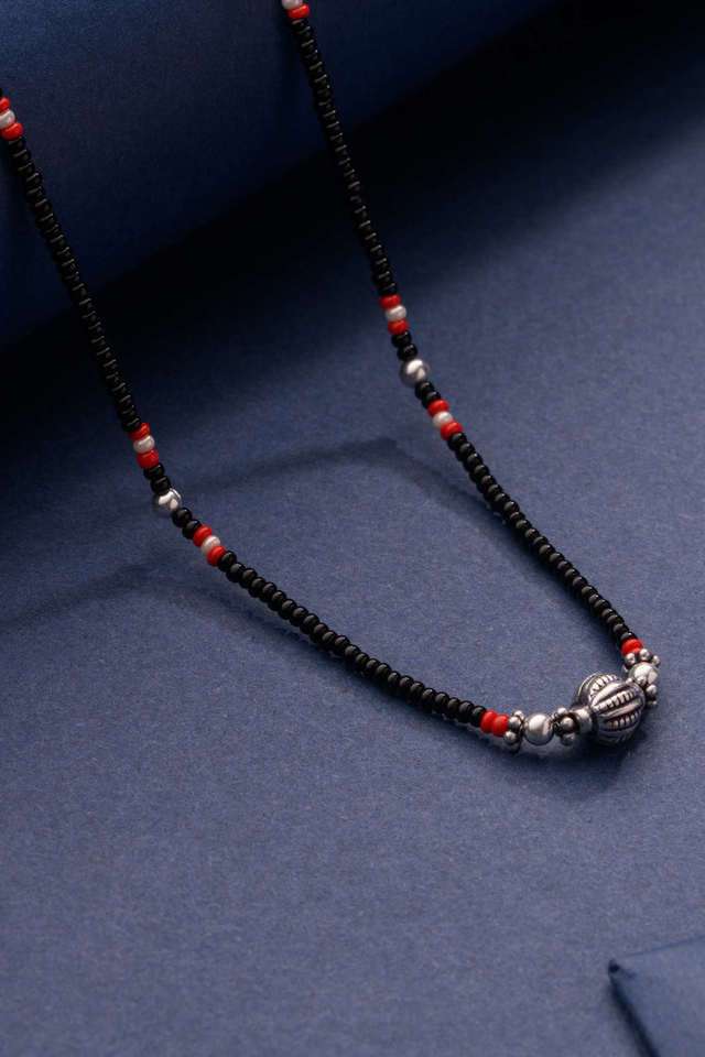 Silver-Red-Pearl-Mangalsutra