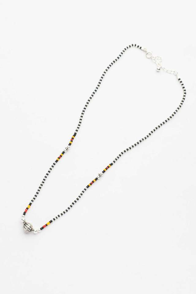 Silver-Multicoloured-Mangalsutra