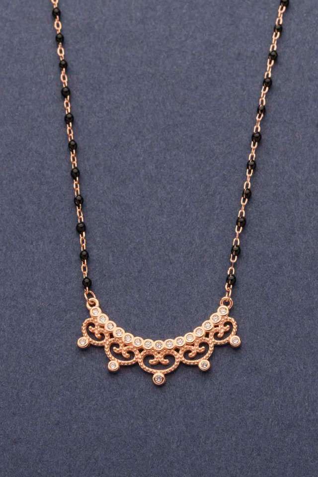 Queen-Rosegold-Mangalsutra