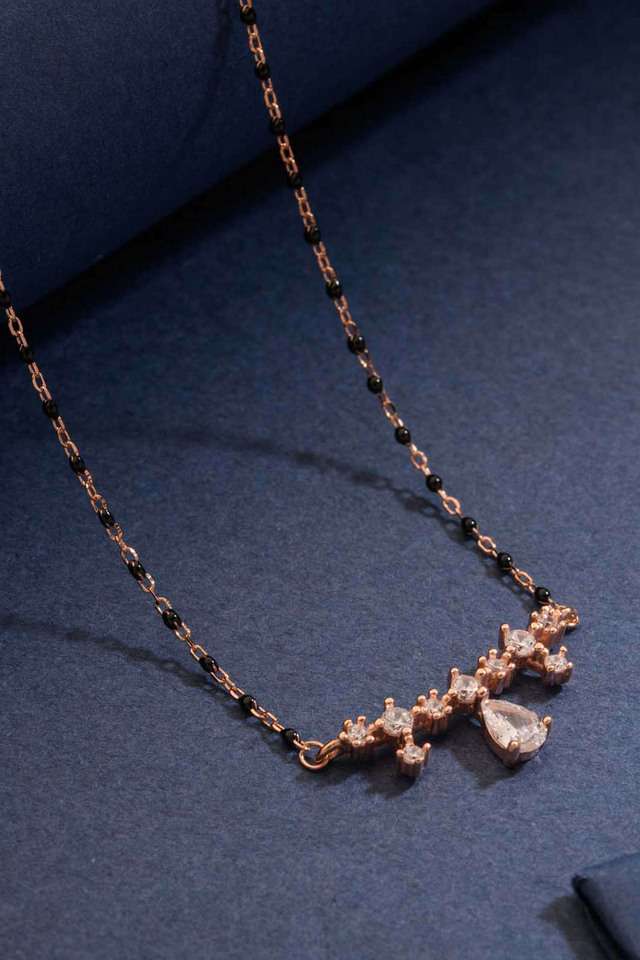 Pleasing-Cz-Rosegold-Mangalsutra