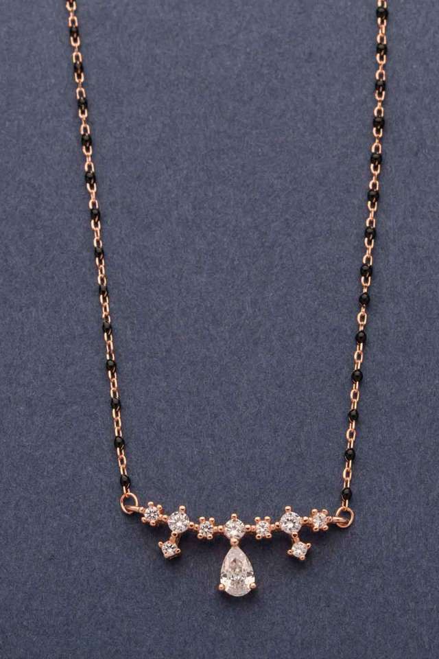 Pleasing-Cz-Rosegold-Mangalsutra