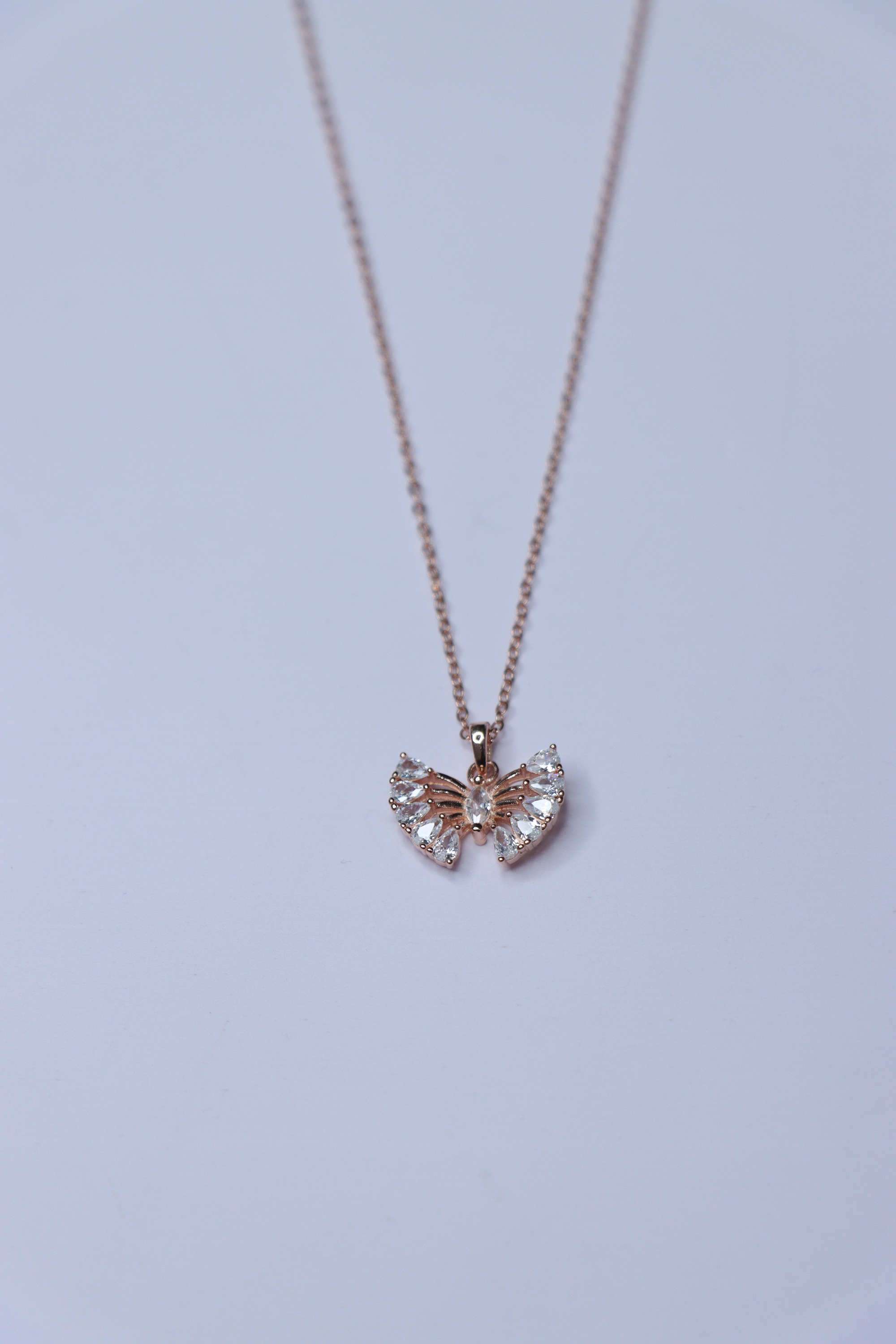 Rose-Gold-Collection-Silver-Casual-Wear-Women-Crystal-Haven-Necklace