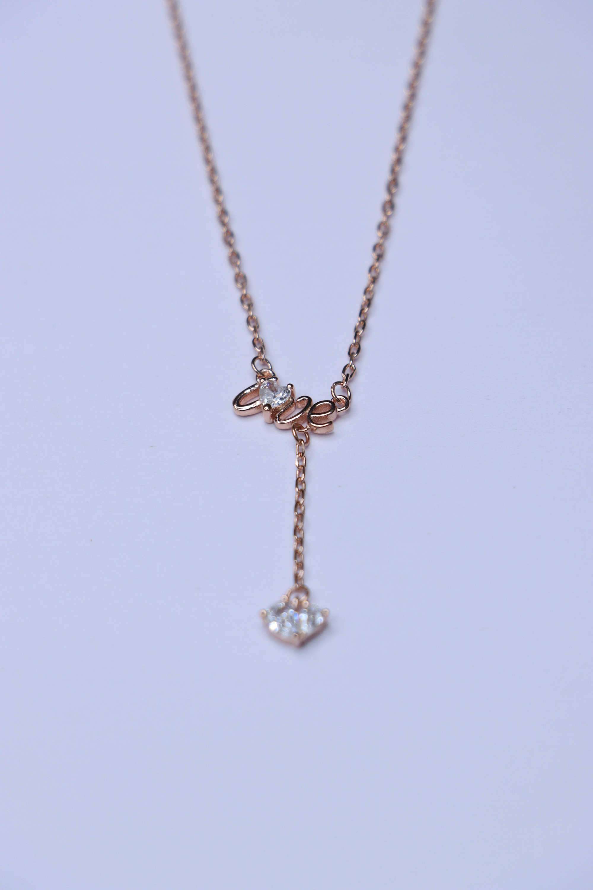 Rose-Gold-Collection-Silver-Casual-Wear-Women-Celeste-Spark-Necklace