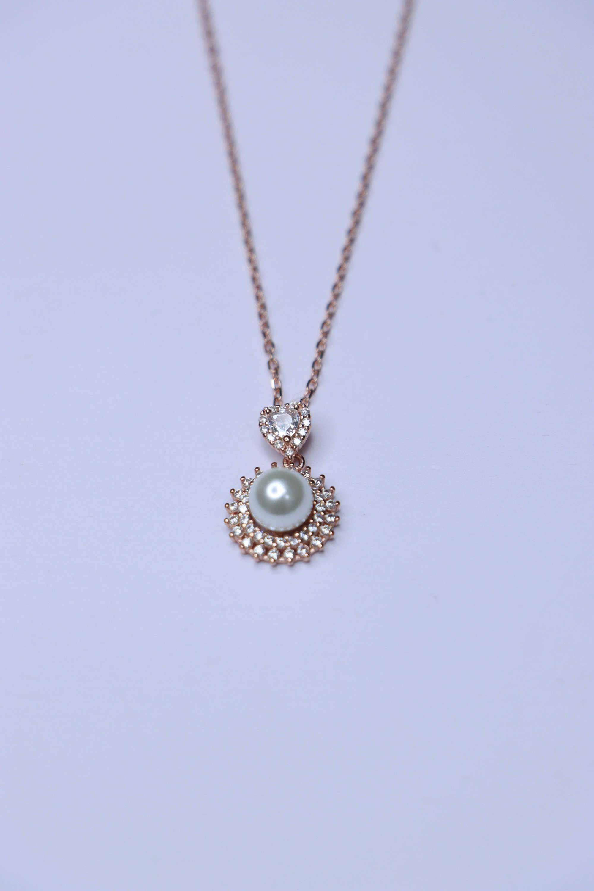 Rose-Gold-Collection-Silver-Casual-Wear-Women-Harmony-Glow-Necklace