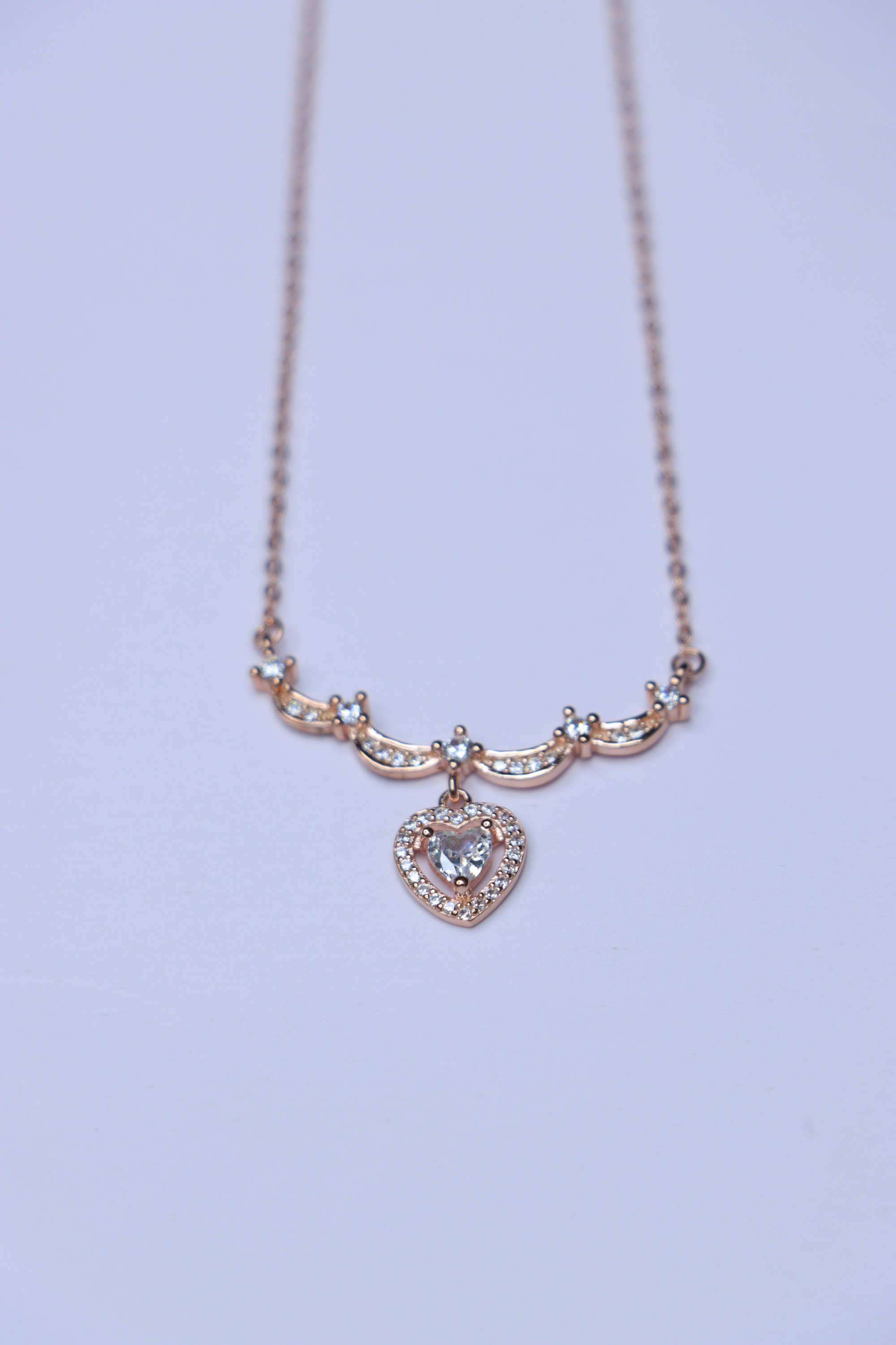 Rose-Gold-Collection-Silver-Casual-Wear-Women-Mystic-Shine-Necklace
