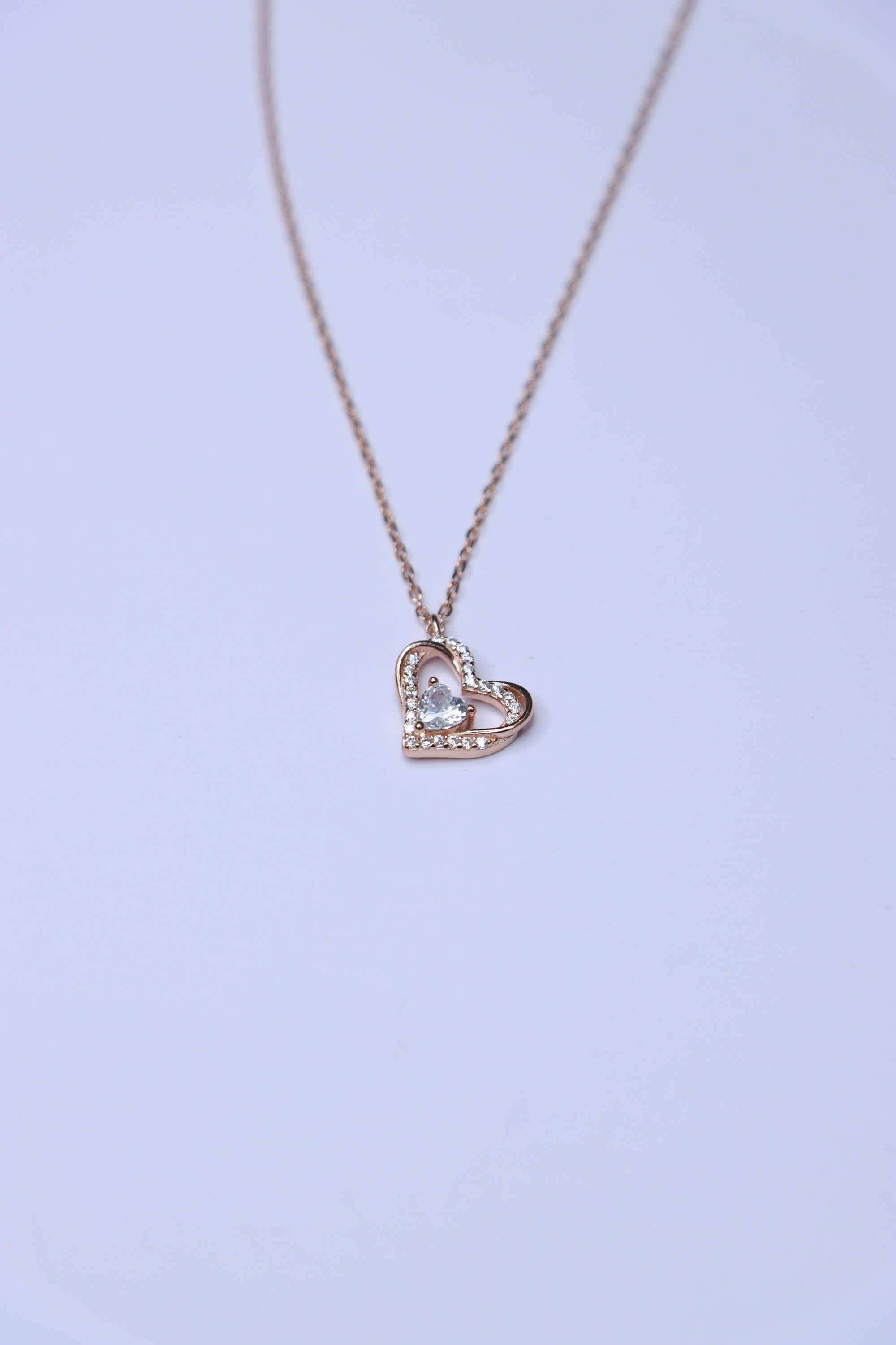 Rose-Gold-Collection-Silver-Casual-Wear-Women-Infinite-Grace-Necklace