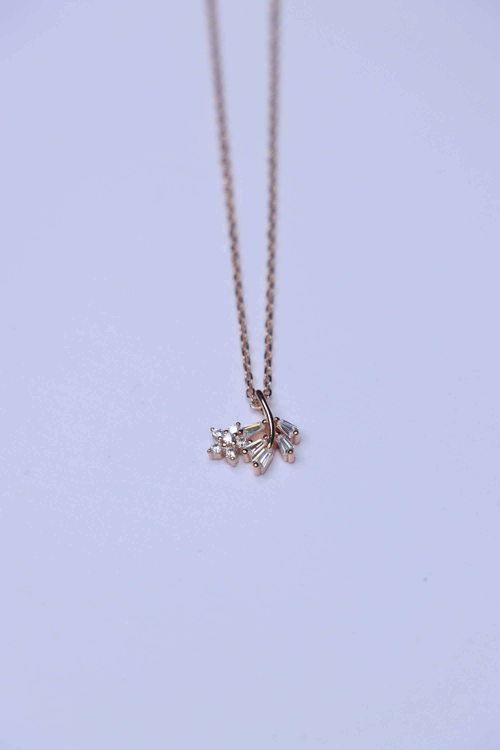 Rose-Gold-Collection-Silver-Casual-Wear-Women-Opulent-Treasure-Necklace