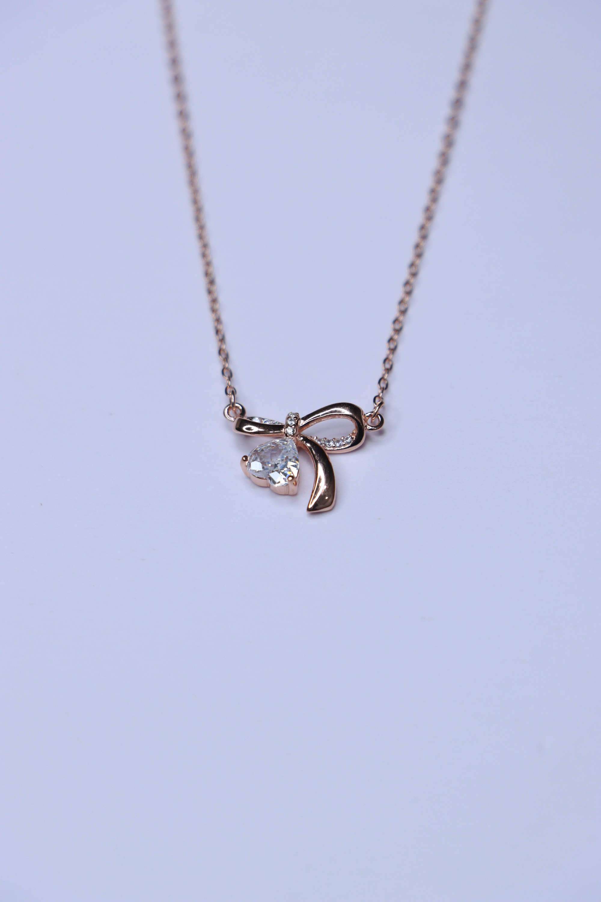 Rose-Gold-Collection-Silver-Casual-Wear-Women-Regal-Spark-Necklace