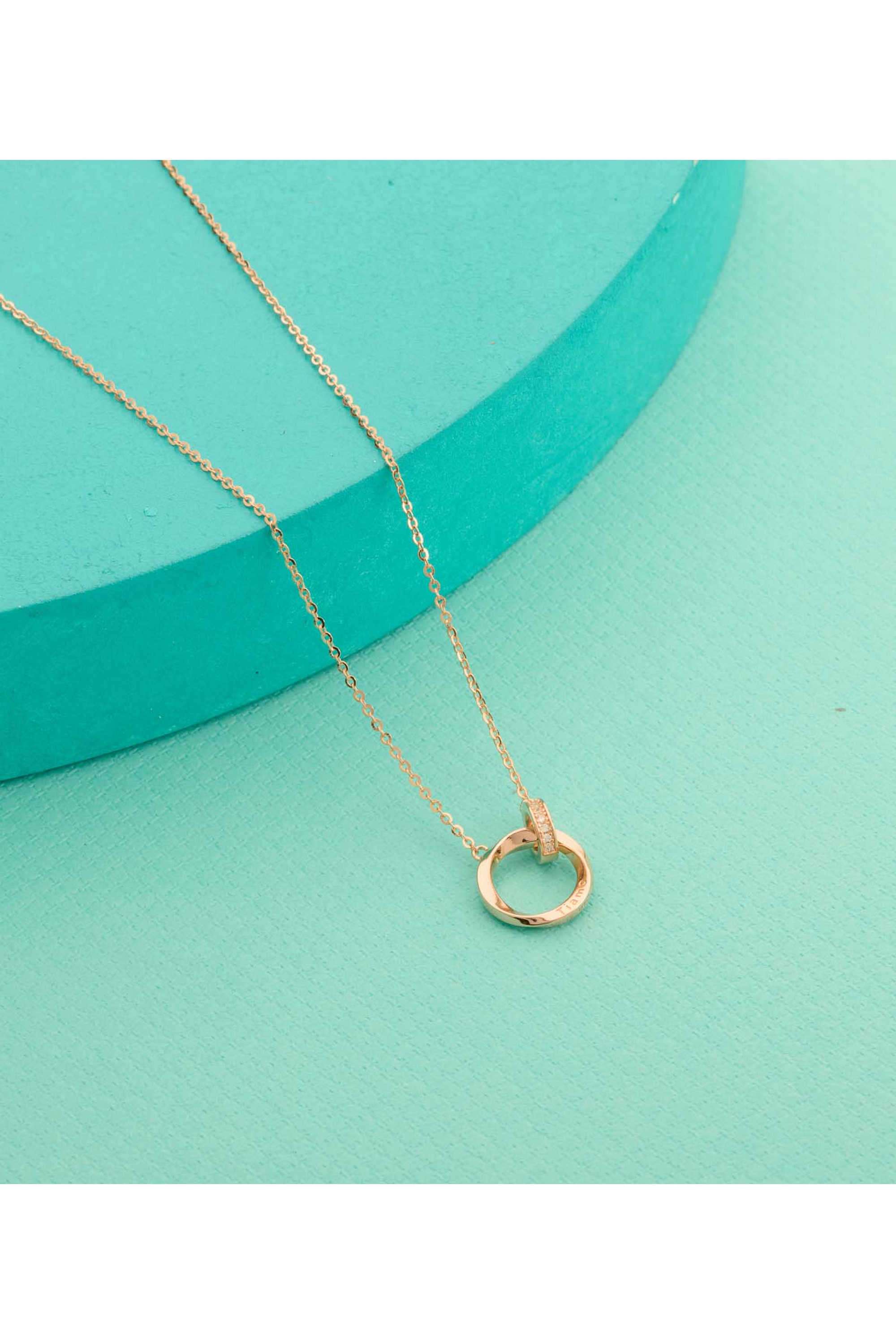 Silver-Casual-Wear-Women-Sparkling-Grace-Necklace