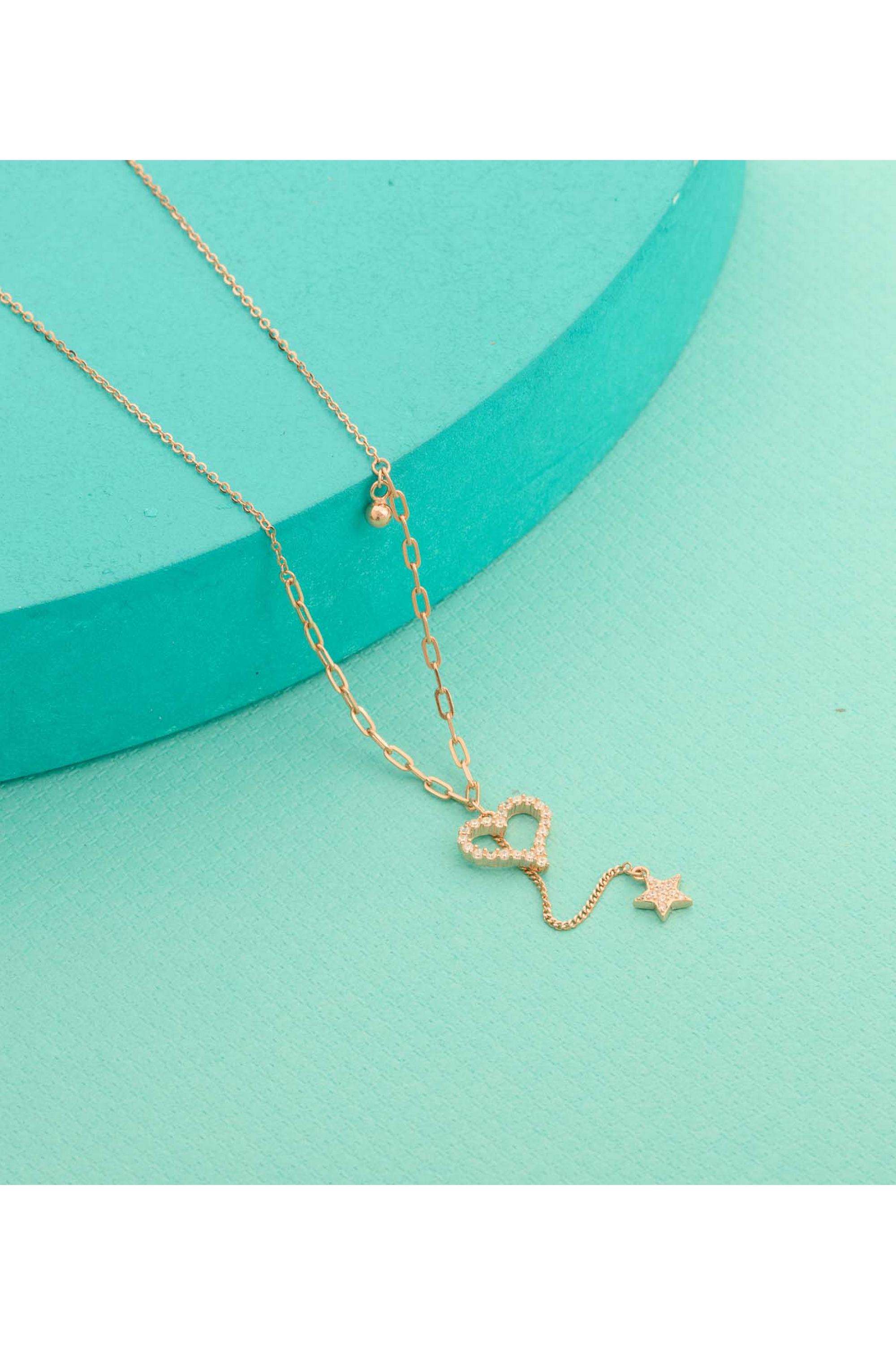 Silver-Casual-Wear-Women-Lunaria-Charm-Necklace