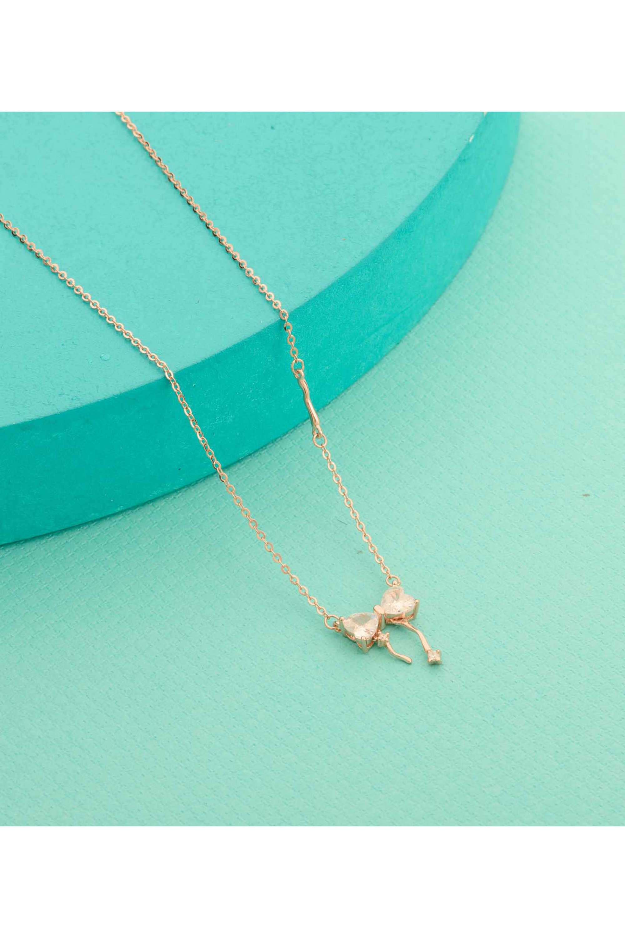 Silver-Casual-Wear-Women-Mystic-Blossom-Necklace