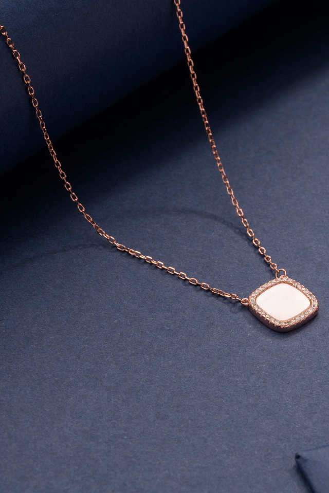 Silver-Squaremaze-Necklace-Set