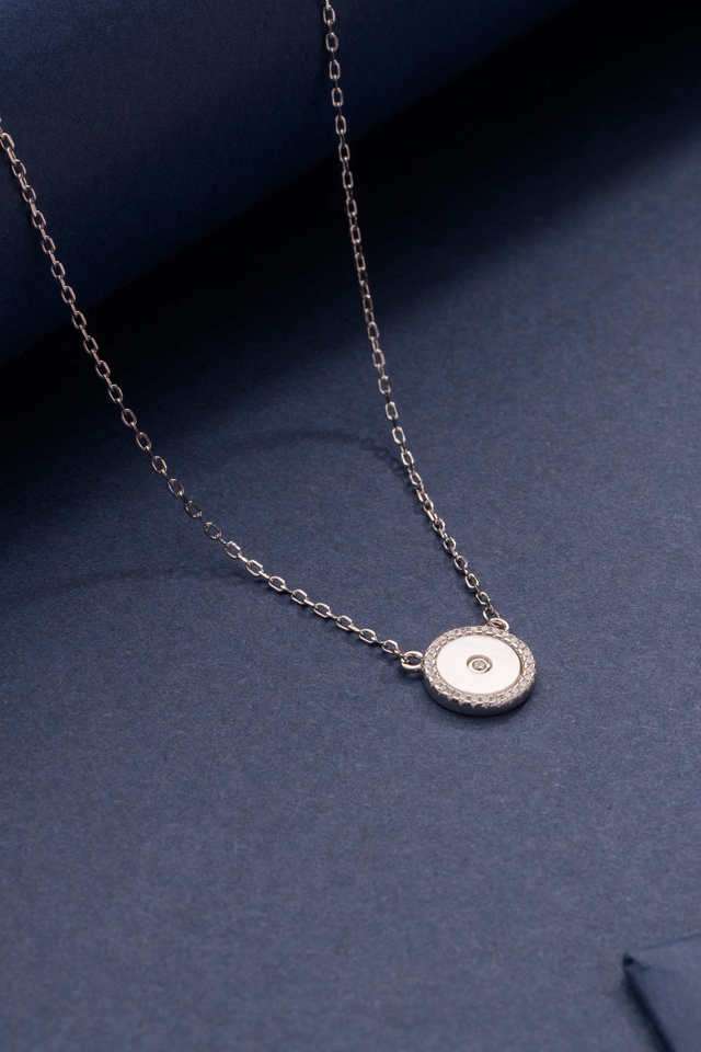 Silver-Circlemaze-Necklace-Set
