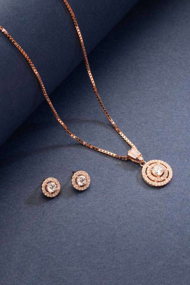 Silver-Plated-Designer-Stone-Necklace-Set