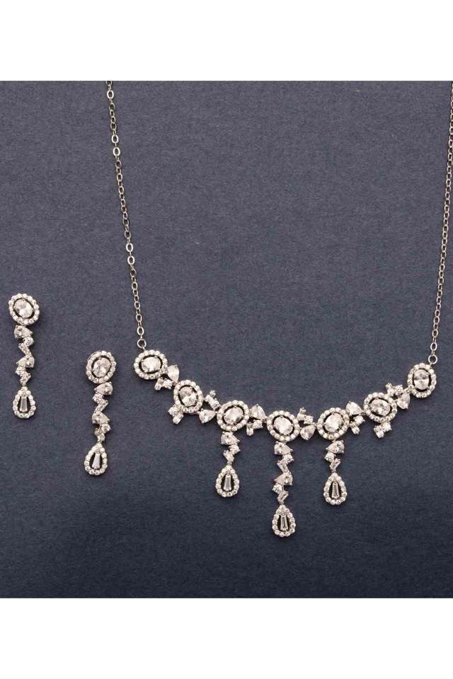 New-Rose-Gold-Plated-Alloy-Necklce-Set