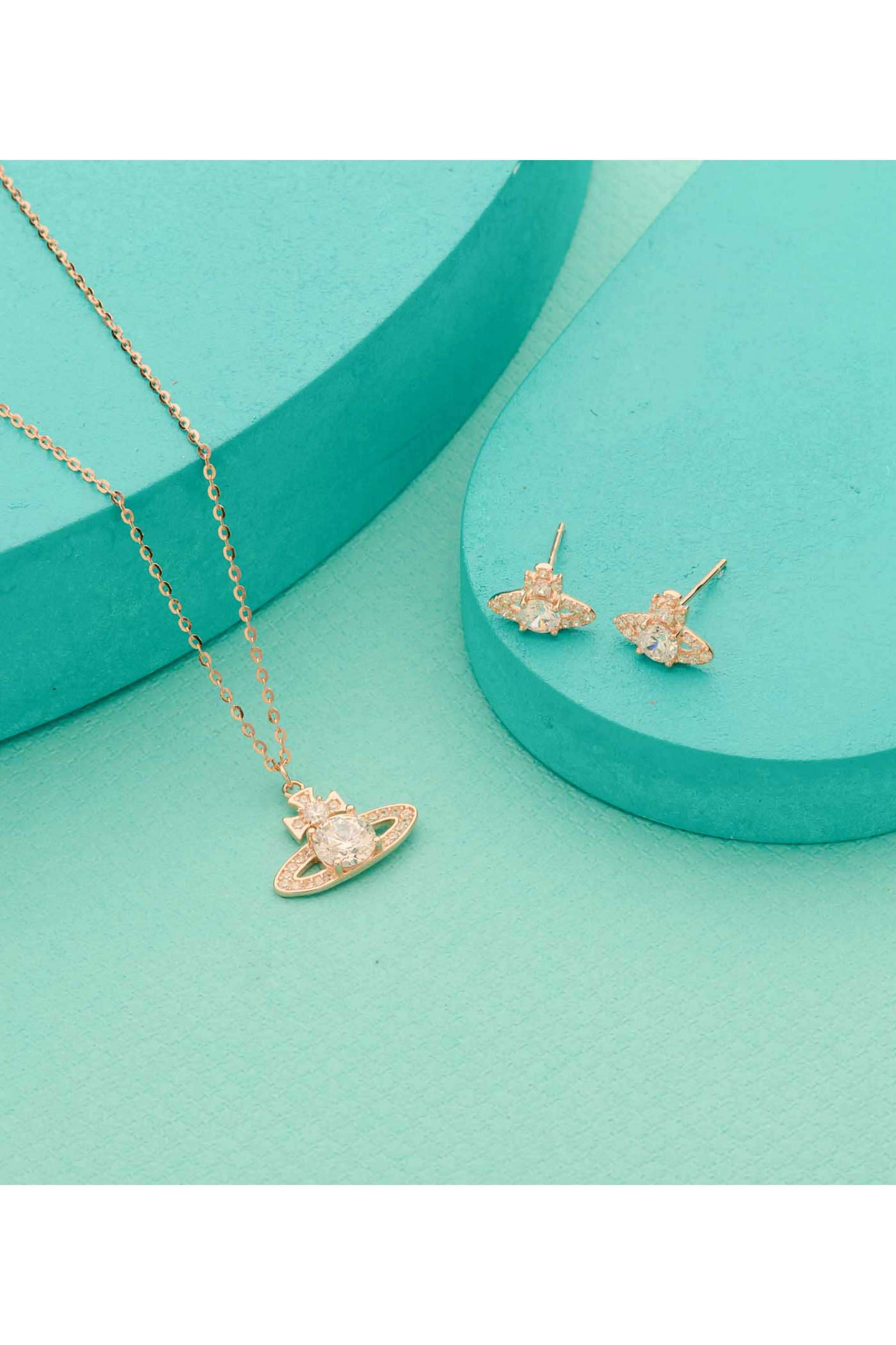 Silver-Casual-Wear-Women-Celestial-Crown-Necklace-Set